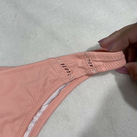 NEW $38 Rhythm My Cheeky Bikini‎ Bottoms in Peach [ SZ Medium US ] - Picture 6 of 11